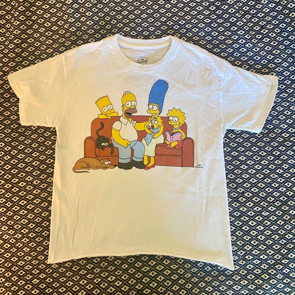 Simpsons Crop Top XS NWOT Free gift w purchase